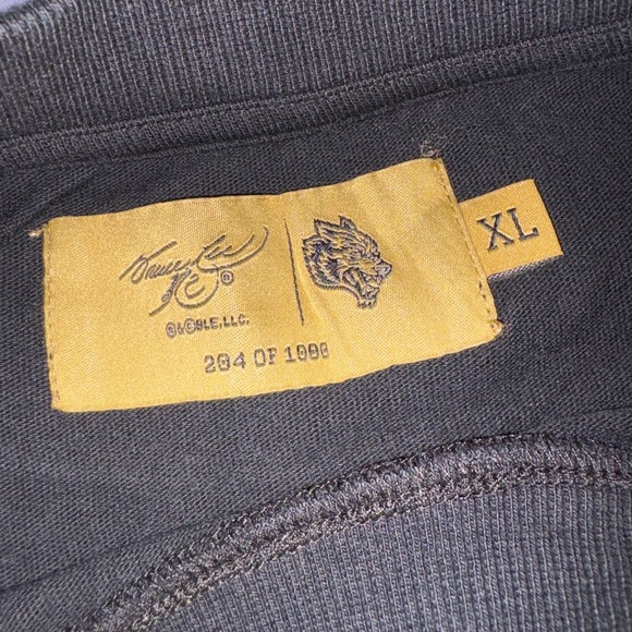 Bruce Lee Darc‎ Sport Tee Black T-Shirt Mens XL Raw Hem Box Cut Cropped 204/1000 - Picture 4 of 6